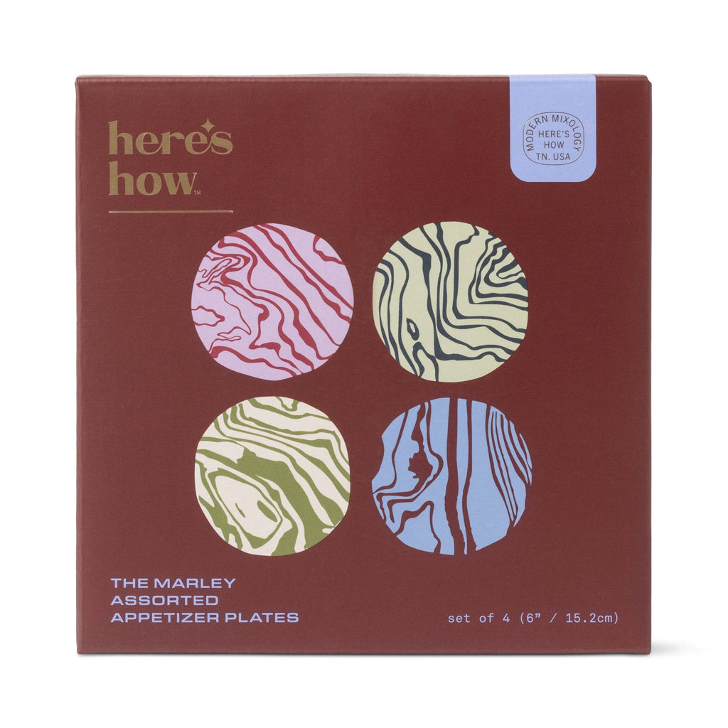 Here's How The Marley Appetizer Plates - Set of 4 - Contour