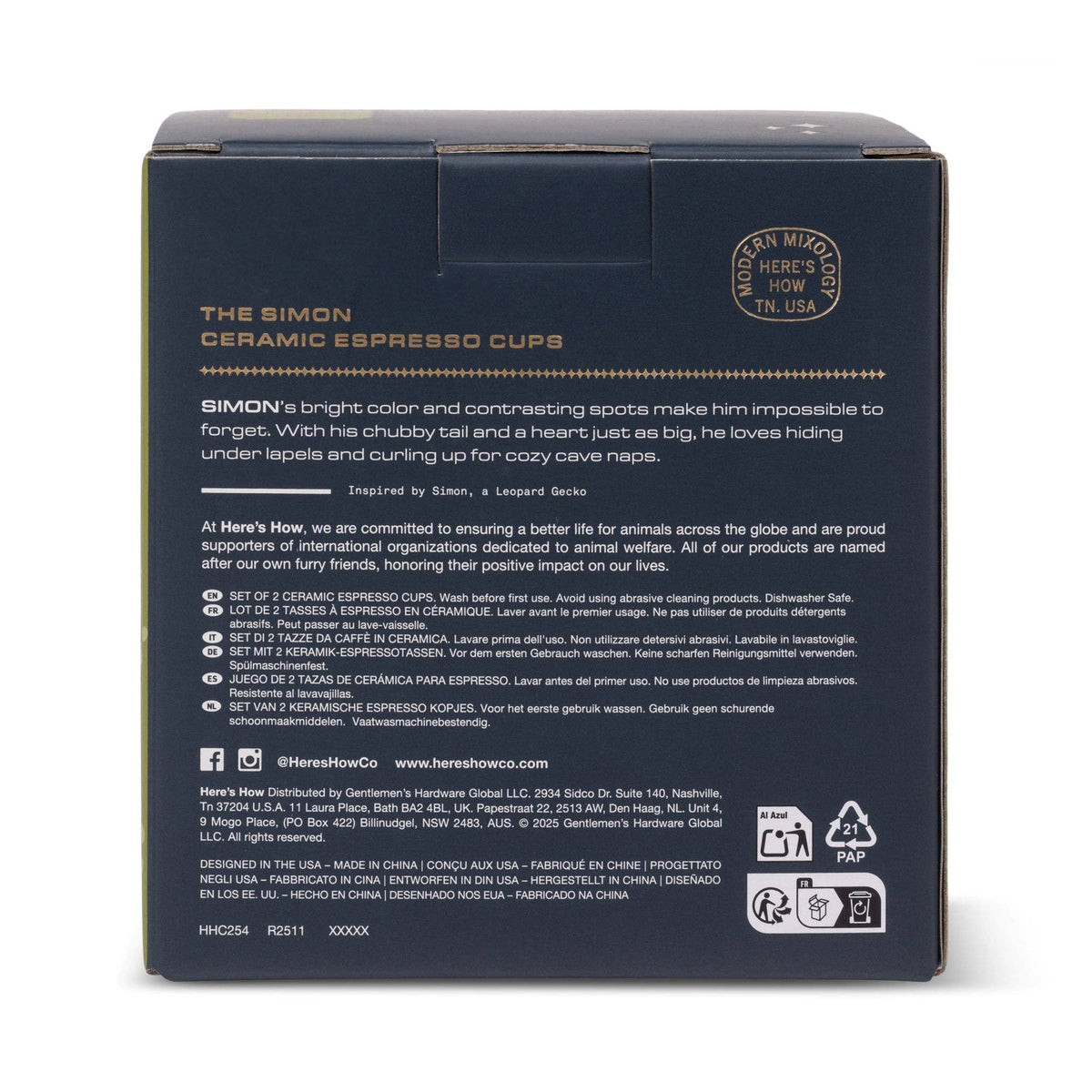 Here's How The Simon Espresso Cups - Set of 2 - Cream + Olive