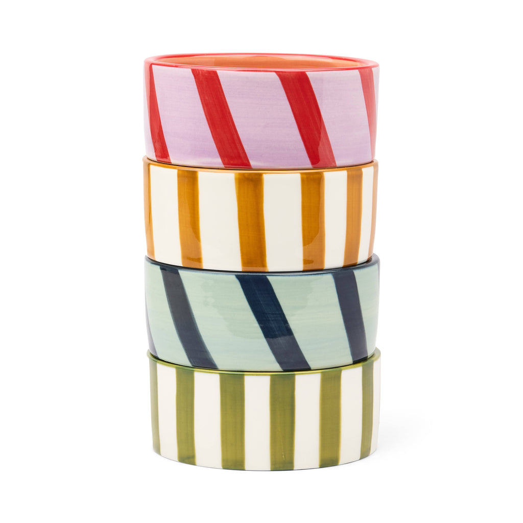The Izzy Wine Coaster - Green Stripe