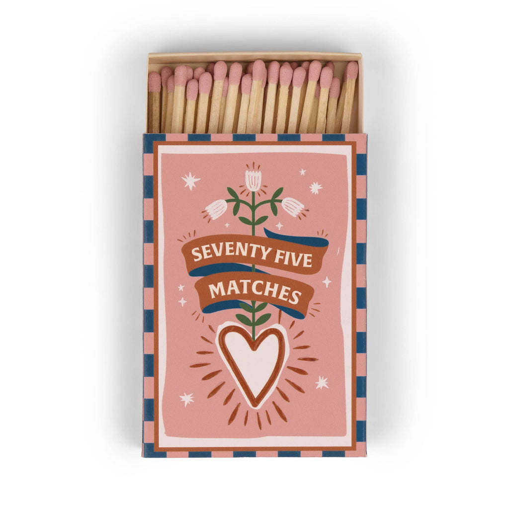 A Dopo Boxed Matches "Hearts" set of 75 matches