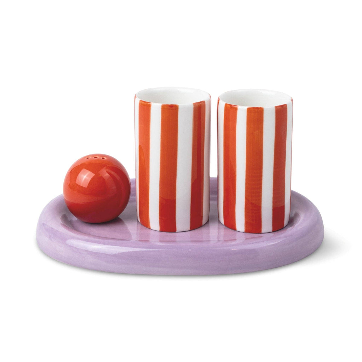 The Lily Mae Ceramic Tequila Shot Glass Set - Poppy + Lilac